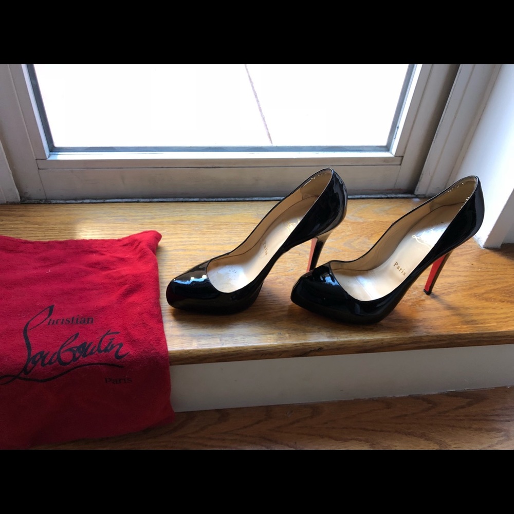 Christian Louboutin Patent Leather Pumps. Size 7
